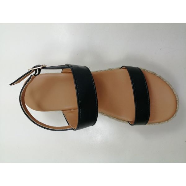 Women PU Espadrille Platform 36-41 Flat Summer Sandal