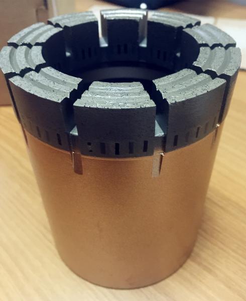 Geological Exploration Wireline Diamond Core Drill  Bit  With Long Working Life , Fast Speed