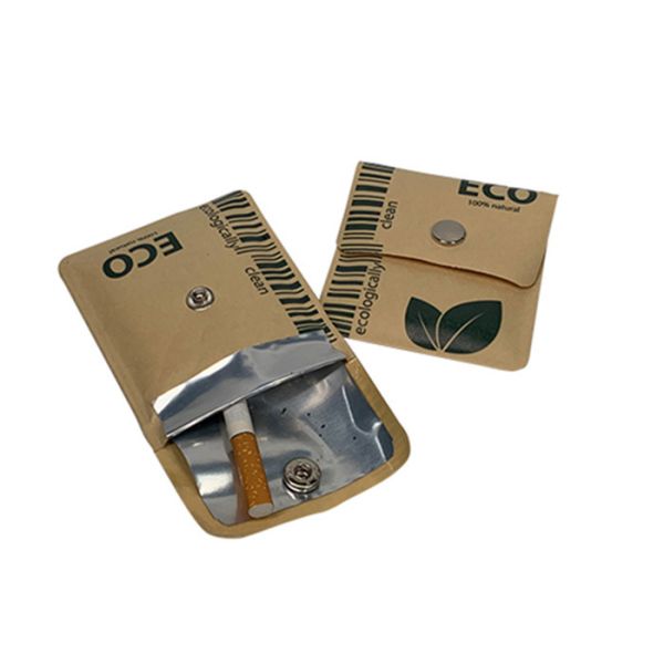 Eco Friendly EVA Plastic pocket Portable Ashtray Pouch 8cm x 8cm