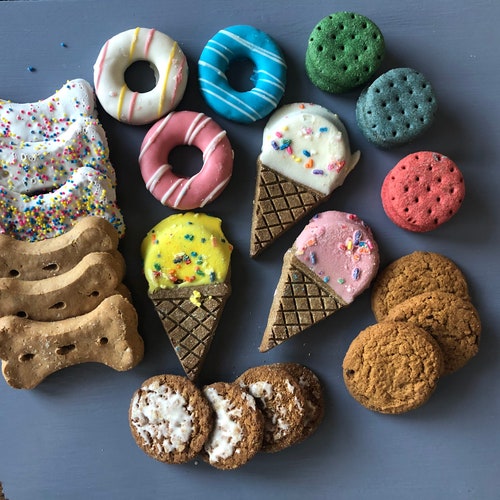 Personalised Christmas Dog Treat Box Subscription Chews Toys