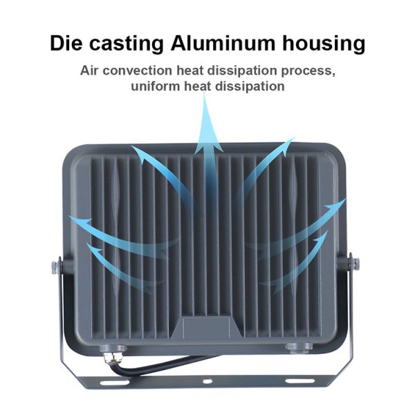 KCD IP66 Explosion Proof Adjustable Color Temperature High Luminous Efficiency LED Floodlight 50w-500w