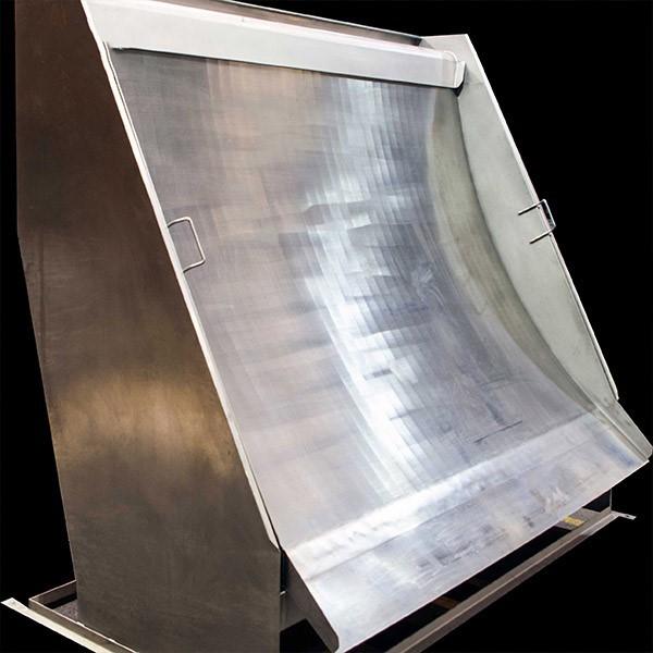 Polishing Johnson Wedge Wire Screens with 7 - 10 mm Thickness