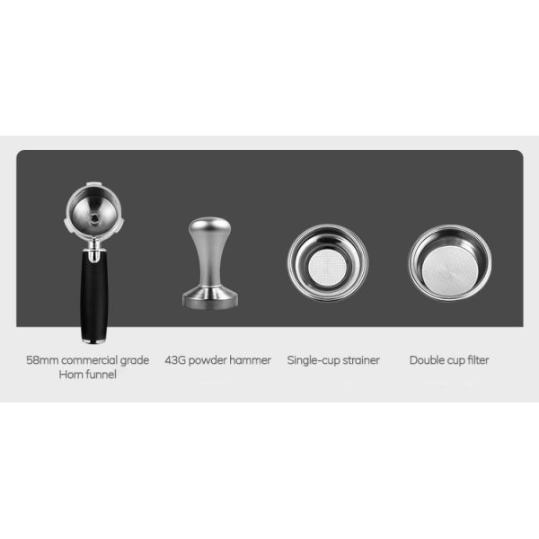 Stainless Steel Small Espresso Coffee Machine 2.7L 1250W