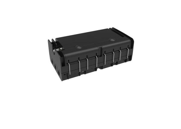 Inline Type Optical Fiber Cable Joint Closure 3 In/3Out cable Ports ABS Material