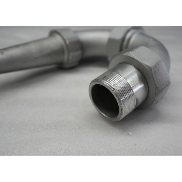 Dispositif de rinçage avant à trois virages pour camions à eau Zoomlion: alliage d'aluminium, buse en forme de U, jet d'eau cylindrique, nettoyage de route