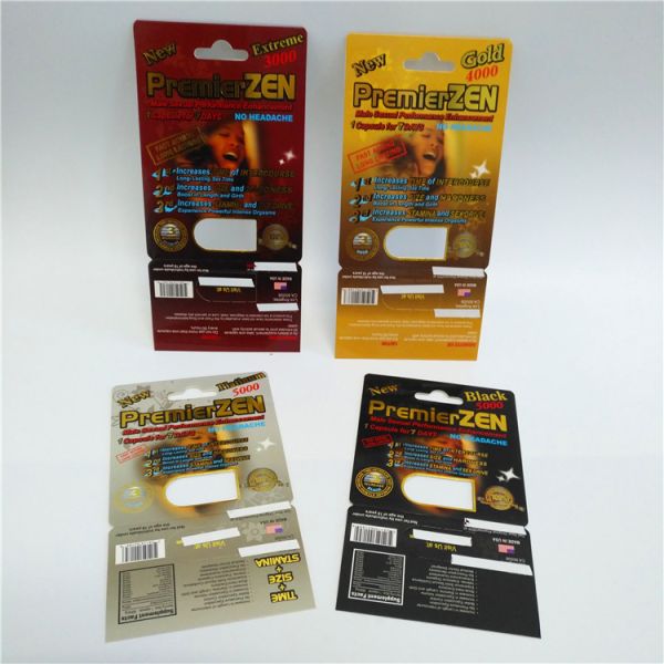 Сползите карты таблеток 3Д повышения карты вставки упаковки пакета волдыря сумки мужской упаковывая