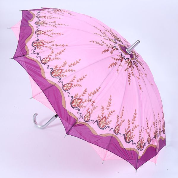 Minimalism Style 16K 23inch Double Layer Straight Umbrella for All in 1 Functionality