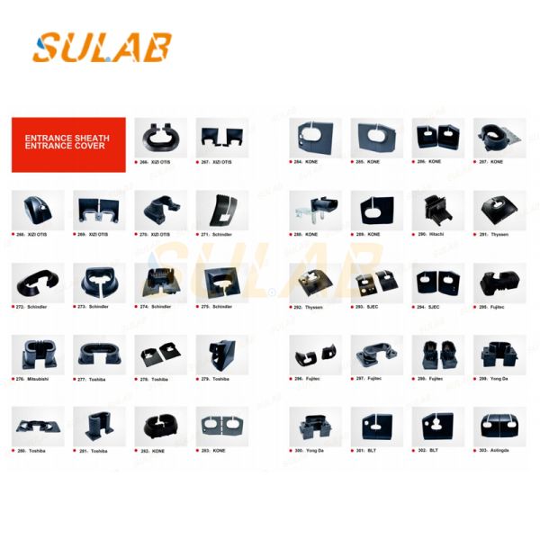 Otis Escalator Entrance Exit Cover Plate Bracket Switch Bracket GAB438BNX1 2 Rubber Entrance Exit