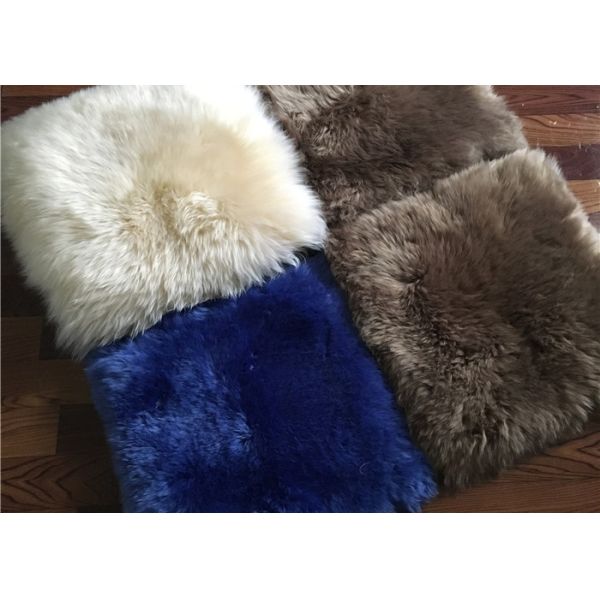 Подушки хода софы овчины Австралии определяют, который встали на сторону мех с изготовленными на заказ цветом/размером