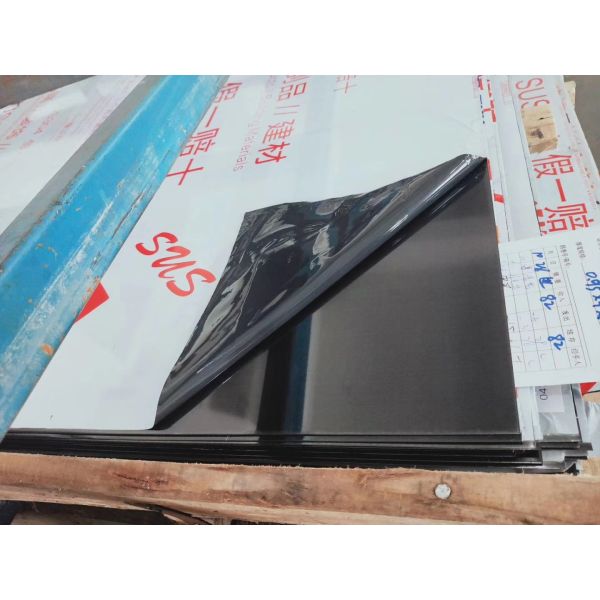 final de la rayita de la hoja de acero 201 304 del negro de Titanum del espejo inoxidable del color o de la hoja de Titanum del negro