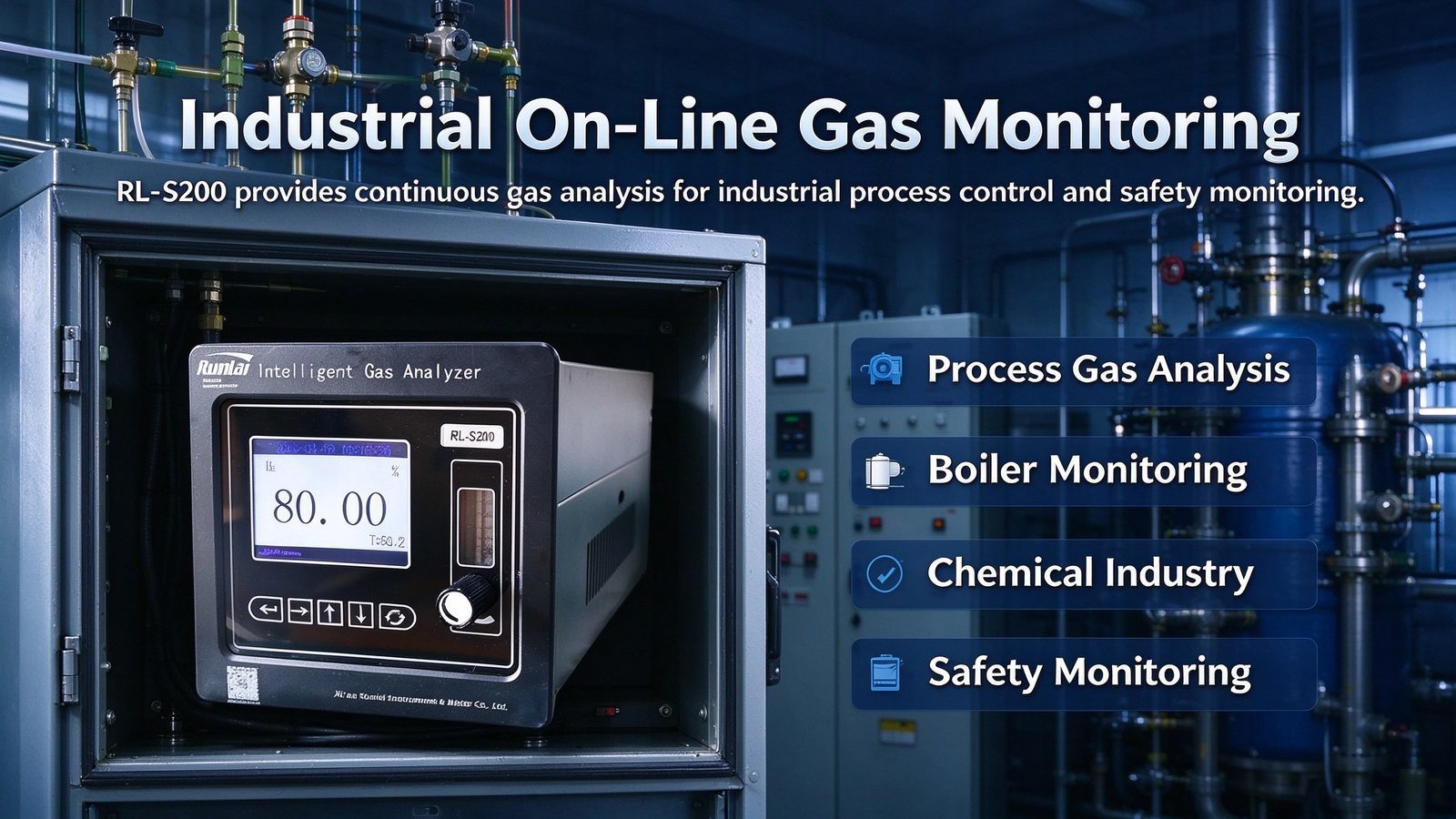 High Accuracy Hydrogen Gas Analyzer Digital H2 Gas Detector Fast Response