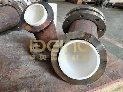 Ceramic Lined Pipe Fittings Lithium Battery Lined With Ceramic Tube
