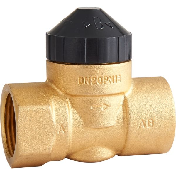 7101 / 7102 одно тело клапана стопа DN20 пути латунное DN25 PN16 горячее выкованное + точный земной стержень Pin для термоэлектрических приводов