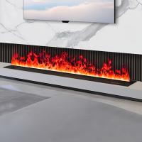 Caminha elétrica de controle remoto inserir 3d Atomização Caminha de vapor de água LED