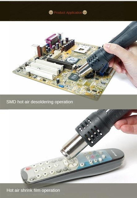 Pro Skit SS-969H Imported Soft Wind Type SMD Hot Air Dismantling And Welding Table Soldering