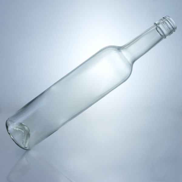 500ml Glass Liquor Bottle for Whisky Gin Rum Vodka Decal Surface Handling and Screw Top