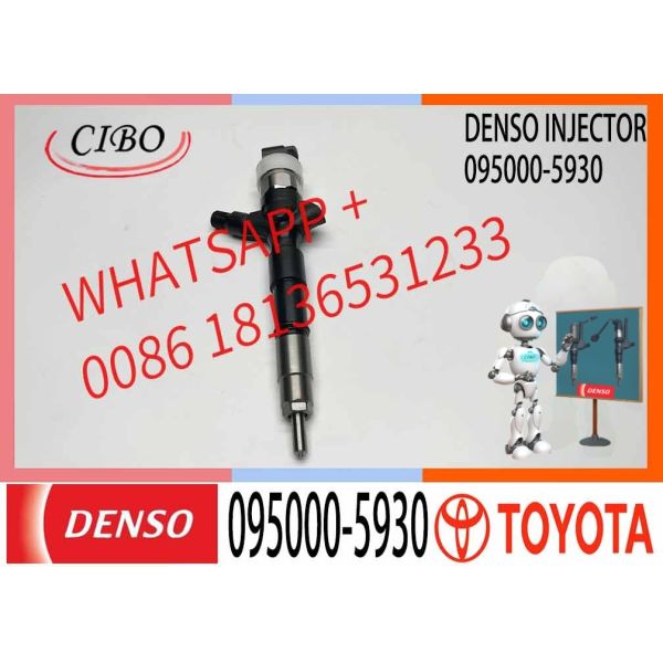 Denso Diesel Injector 095000-5931 095000-5930 23670-09060 for Toyota HILUX III 2.5 D4D HIACE IV 23670-0L070 23670-0L010