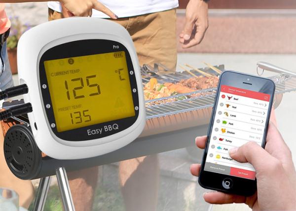 LCD Screen Wireless Bluetooth Kitchen Meat Thermometer