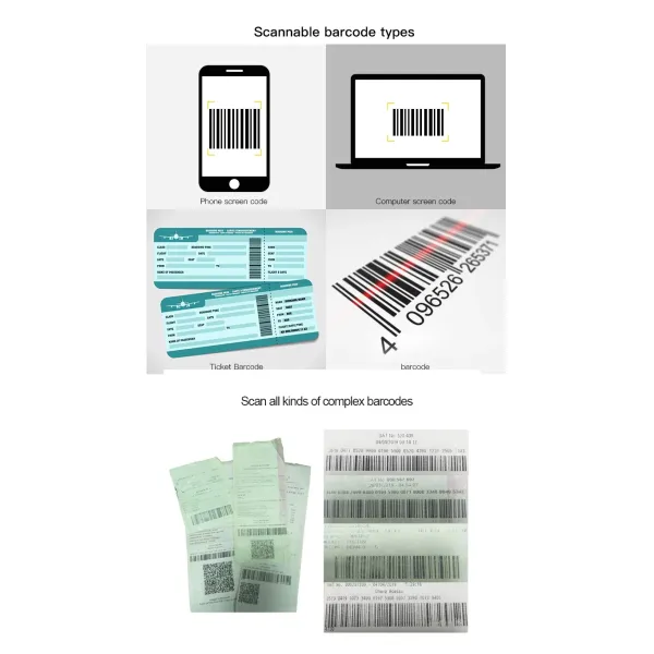 DS5110 1D CCD Barcode Scanner USB 3mil Resolution 147g