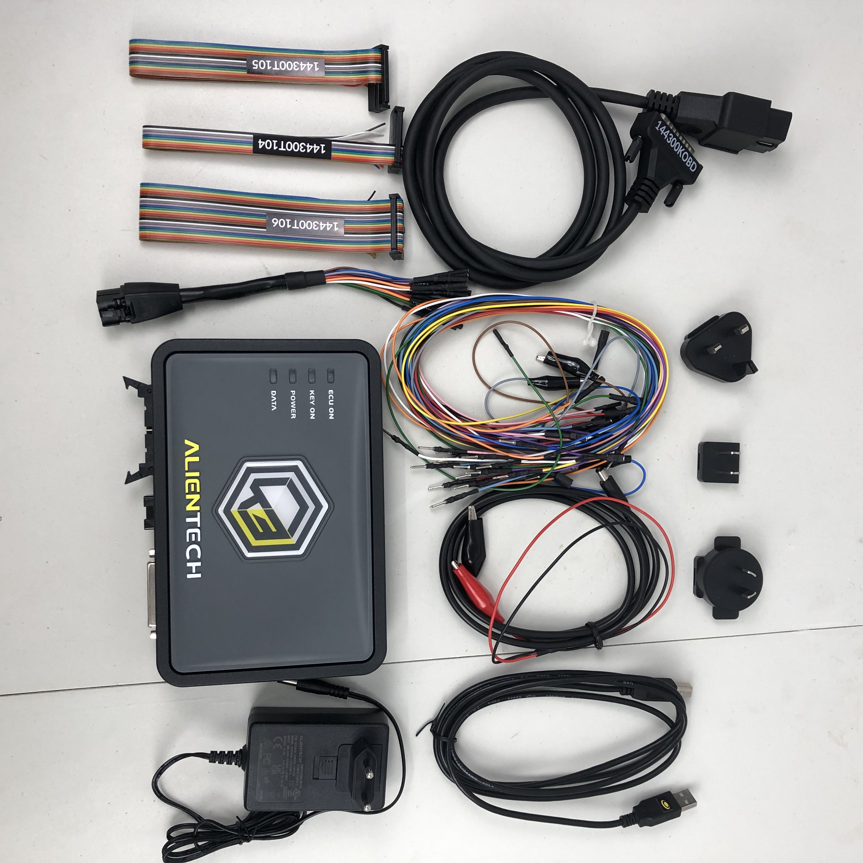 Alientech KESS V3 ECU Programmer with 10x Faster Data Transfer, 9-Language Interface, and Fiberglass Composite Enclosure