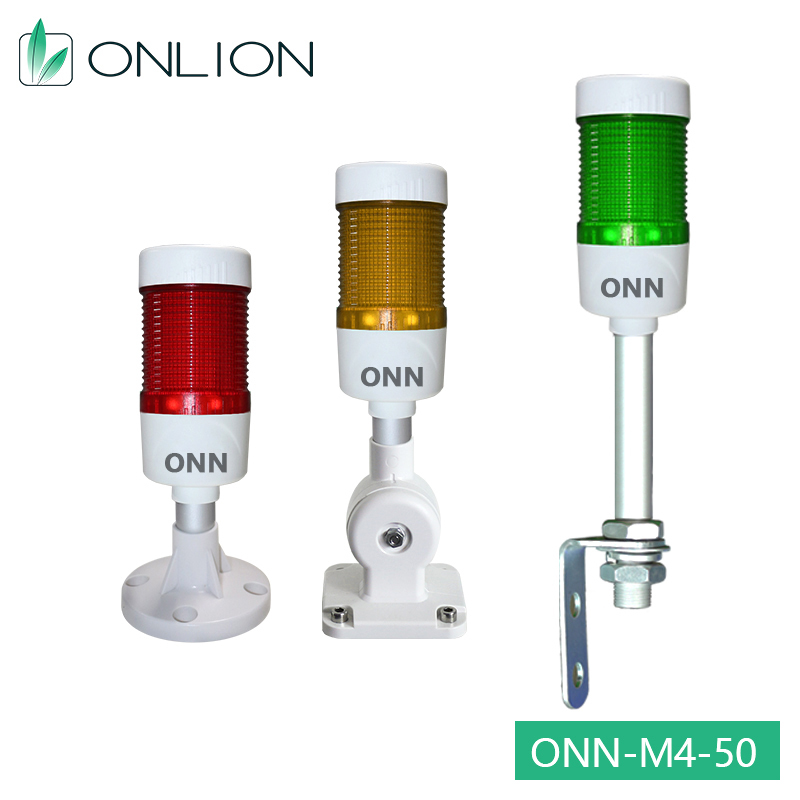 ONN M4 IP66 Single Color LED Warning Light Buzzer Flash 24 220V