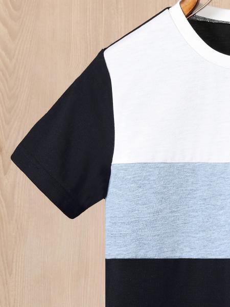 Casual Children Clothing Set Breathable With Short Sleeve Cartoon Pattern Type