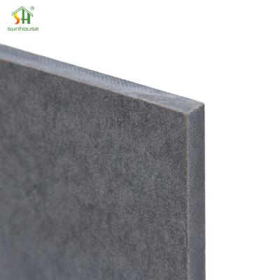 Plaque de ciment en fibres non asbestos de 4x8 pieds 6 mm 8 mm 10 mm 12 mm pour les murs extérieurs résidentiels