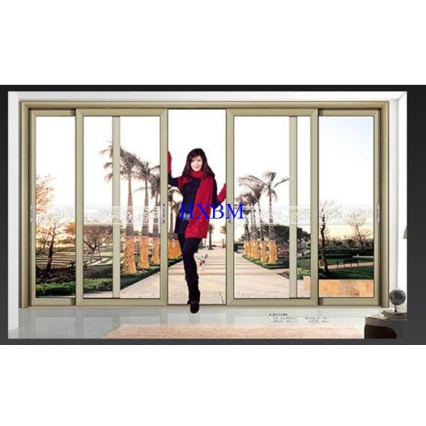 Раздвижные двери Мулти цвета внешние, сползая дверь с защитной сеткой для жилого дома