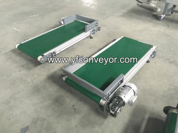 Mini Aluminum Type Flat PVC Belt Conveyors/Small Belt Conveyor