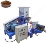 Machine de fabrication de palettes pour chiens Pellettes pour aliments pour animaux Extrudeuse flottante de nourriture pour poissons