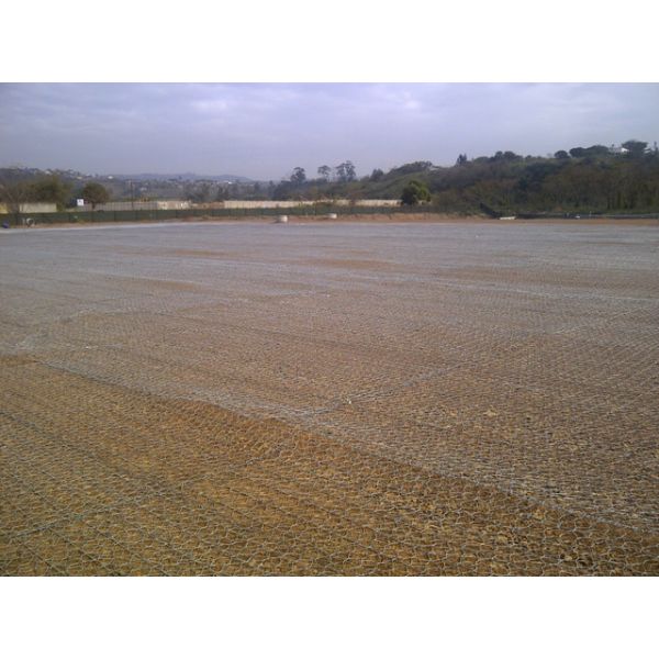 Шестиугольная сетка строительства дорог 2м сплетенная стальная