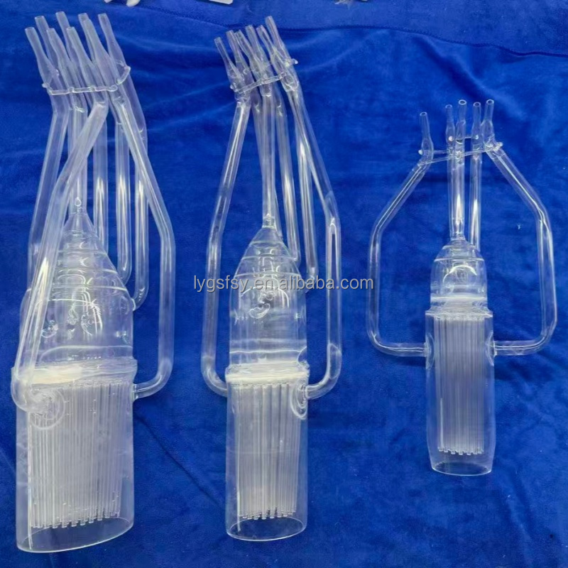 Customized High Temperature Resistant 1100℃ Quartz Glass Torch with High Purity SiO₂ >99.99% and Excellent Electrical Insulation