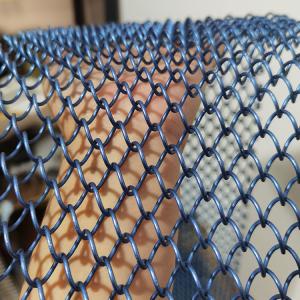 Professional Gold Color Decorative Metal Chain Link Coil Drapery Mesh for Room Divider