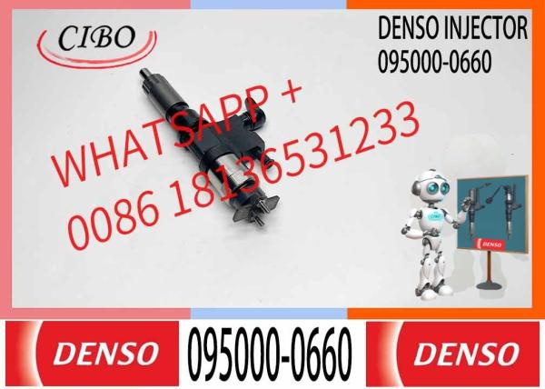 Fuel Injector 095000-0660 / 0950000660 / 8-98284393-0 for 2001-2007 Isuzu NPR NPR-HD 4HK1 4.8L 5.2L