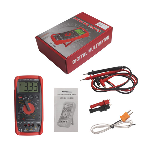 Portable Auto Electrical Tester Intelligent Automotive Digital Multimeter