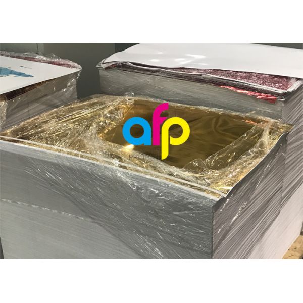 Металлическими фильм металлизированный цветами, отражательное слоение Гифтбокс полиэстровой пленки