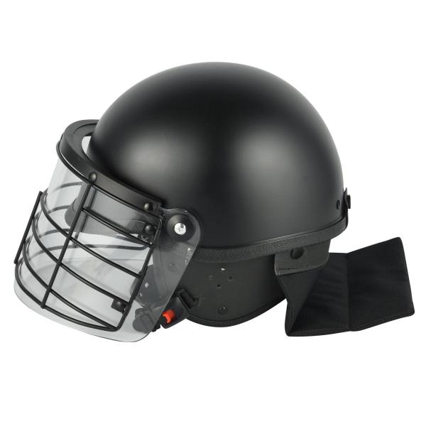 Impact Resistant Anti Riot Tactical Helmet Ergonomic With Metal Mesh Visor