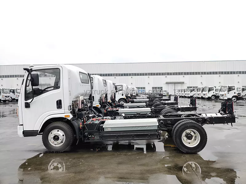 3/5Tonne Chassis de camion de marchandises électriques Longueur du réservoir de marchandises ≤ 4,2 m Siège du conducteur Normal