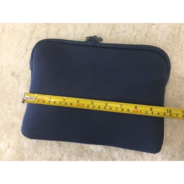 рукав ноутбука 9.5In кладет двойные рукави в мешки ноутбука пены памяти хлопка закрытия 5MM молнии