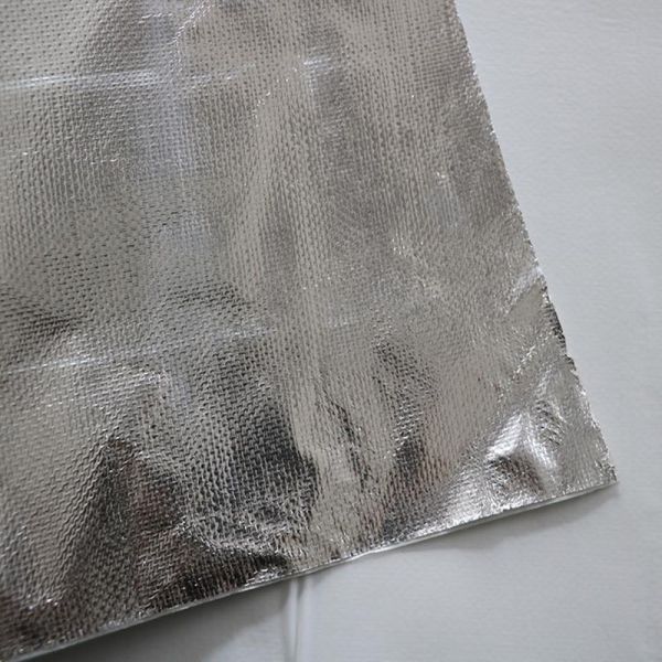 Твиль Простая ткань из алюминиевой фольги Стекловолоконная ткань И Стеклянная пряжа