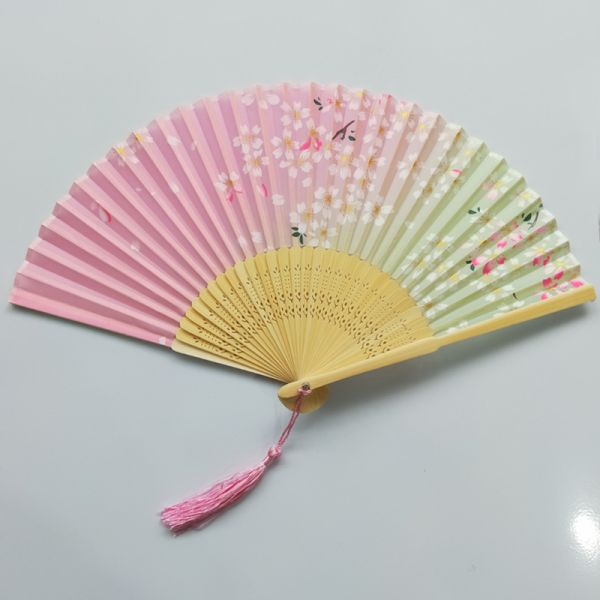 [I AM YOUR FANS] in Stock Personalized Wedding Hand Fan Bamboo Silk Fan