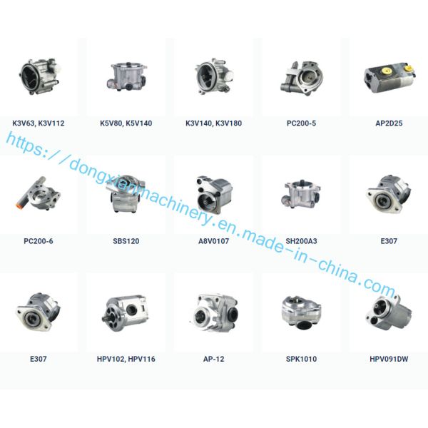 Насос с зубчатой передачей экскаватора гидравлический для JCB KOMATSU Хитачи Doosan daewoo Hyundai