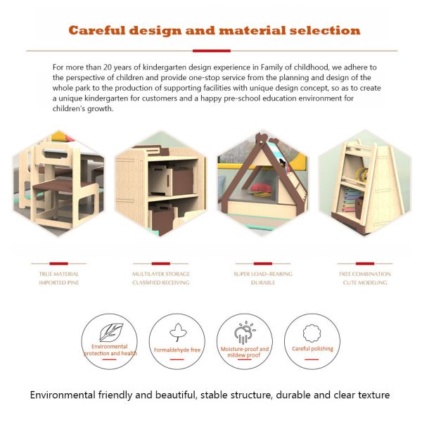 Низкий уровень чистки экономической деревянной мебели Прешоол легкий поддерживает структуру Струды