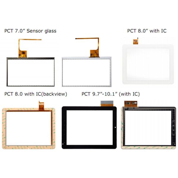G+FF Projected Capacitive Transparent Touch Screen Panel