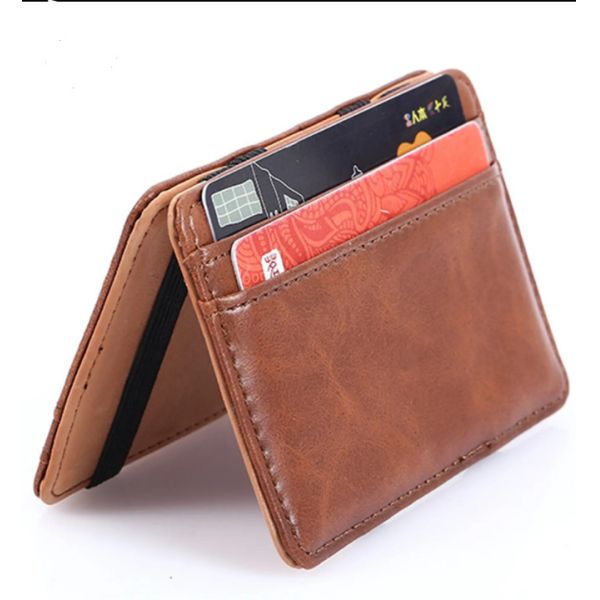 Bifold Stitched Promotion Leather Magic Wallet, Custom Wallets
