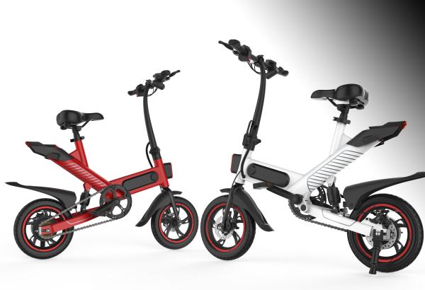 12 Inch Lithium Fold Up Electric Bike Environmental Protection Intelligent Traveling Car