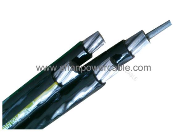 1000V Electrical ABC Aerial Bundled Cables Three Cores PVC Insulated