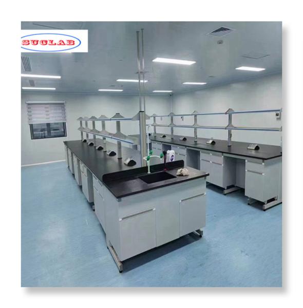 Mobiliário de laboratório de química moderno e personalizável para laboratórios científicos
