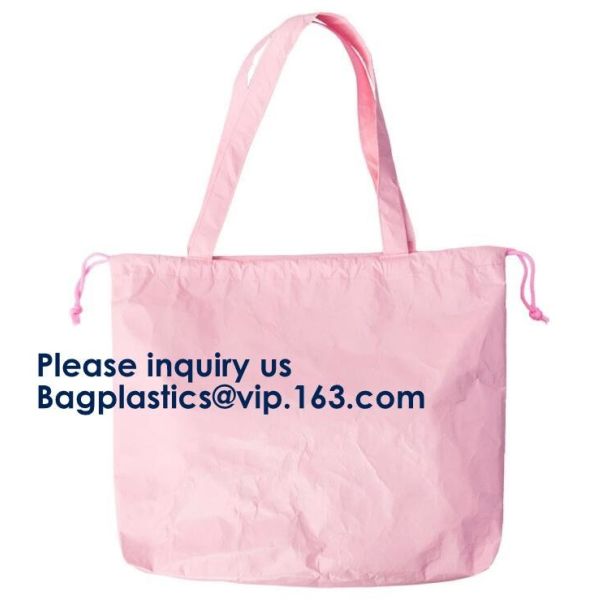 Tyvek Reversible Reusable Shopping Tote Beach Pool Travel Bag Ultra Soft FOLDABLE Material,Reusable Grocery Bag, Easily