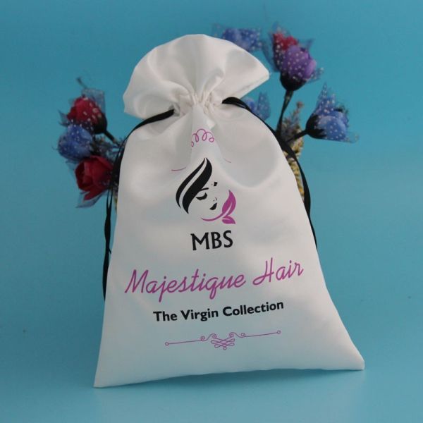 Сумка хранения расширения волос сатинировки, мешок небольших украшений размера упаковывая